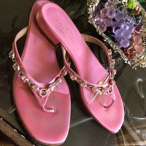 Valentino Garavani pink sandals pink stones Size40